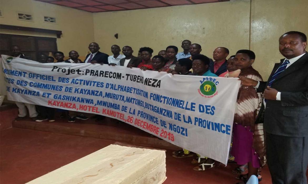 Lancement officiel de l’alphabetisation fonctionnelle des adultes a kayanza